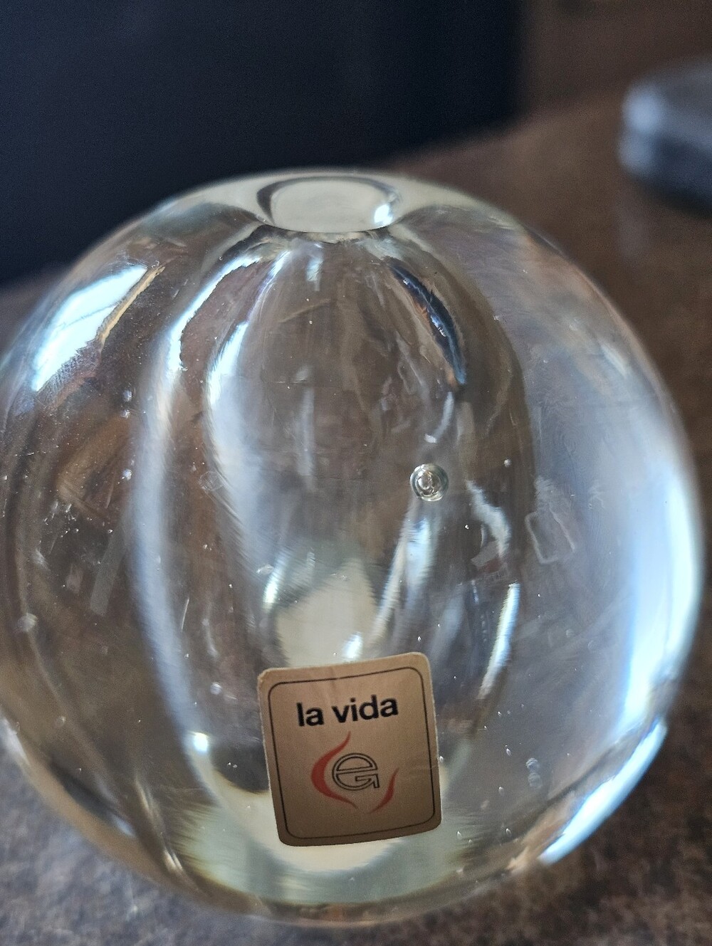 Glass Oil Lamp Handmade In Poland
